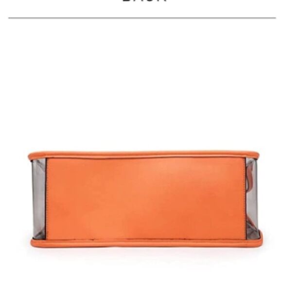 Large Clear Tote Bag Set Orange - Picture 3 of 6